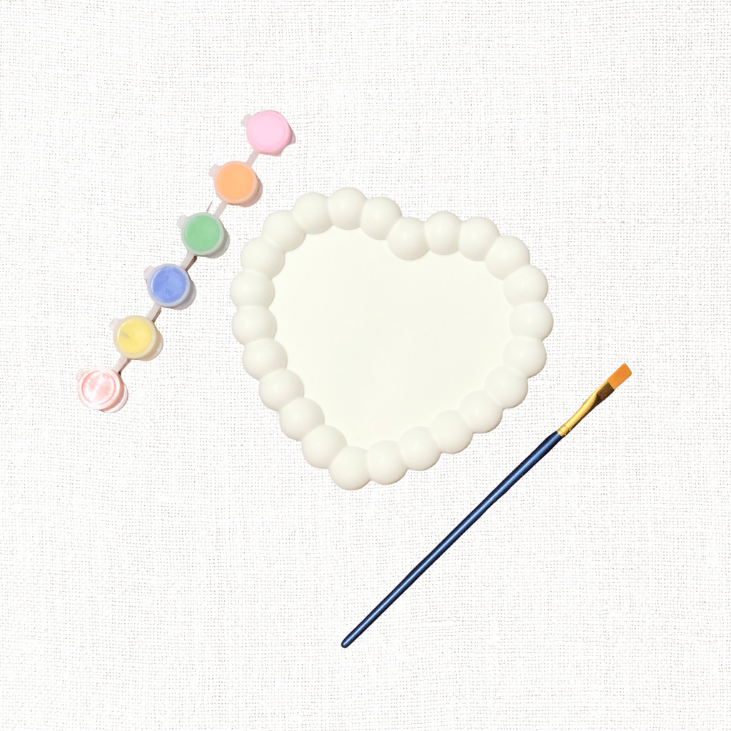 Heart Trinket Painting Kit | Ceramic Painting