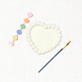 Heart Trinket Painting Kit | Ceramic Painting