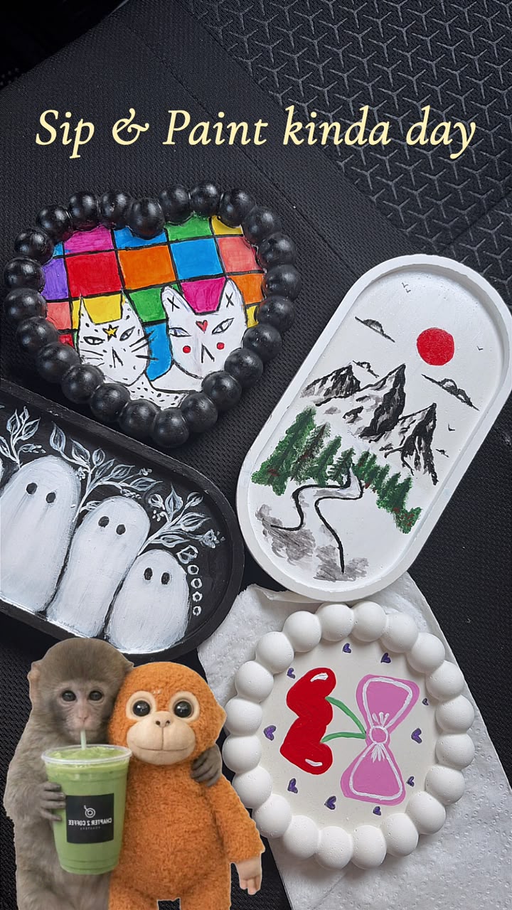 Oval Trinket Painting Kit | Ceramic Painting