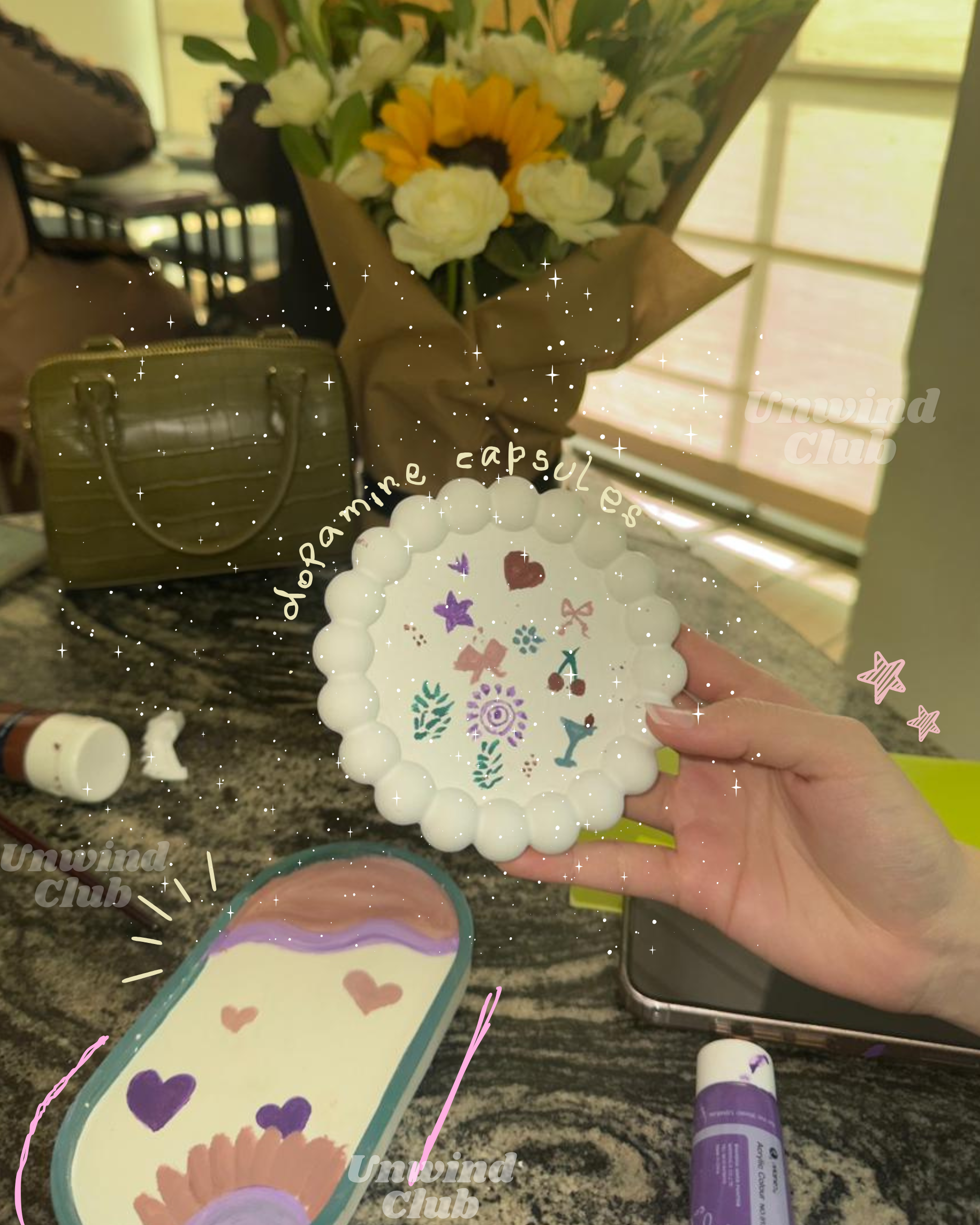 Trinket Tray - Ceramic Painting, Custom Jewelry Dish & Keepsake